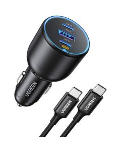 Ugreen 130W 3-portni car charger (2x USB-C, 1x USB-a)