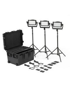 Litepanels Astra IP Half - Traveler Trio GM&VM Kit (Standard Yoke, EU Power Cabl